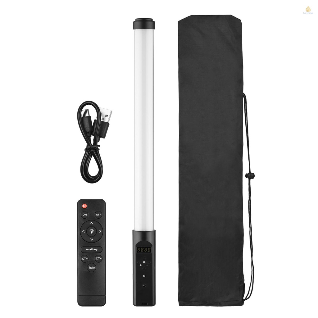 Bộ 4 Đèn LED Cầm Tay 3200K-5500K Chạy Pin Kèm Điều Khiển Từ Xa Hỗ Trợ Chụp Ảnh/ Live Stream/ Live Stream