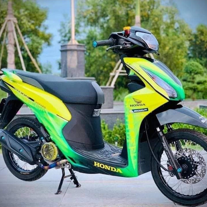 Cổ Pô inox Vision 304 Trơn Dành Cho Dòng Xe Honda Vision 2014-2020