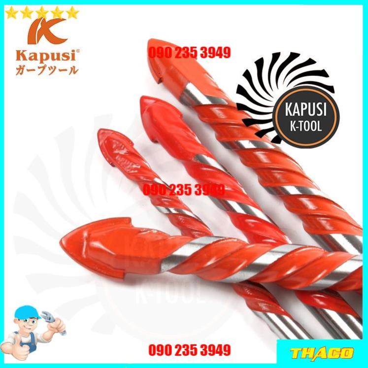 Mũi khoan đa năng Kapusi 12mm 10mm 8mm 6mm ⚡ CAO CẤP ⚡ Phù hợp khoan nhiều bề mặt cứng