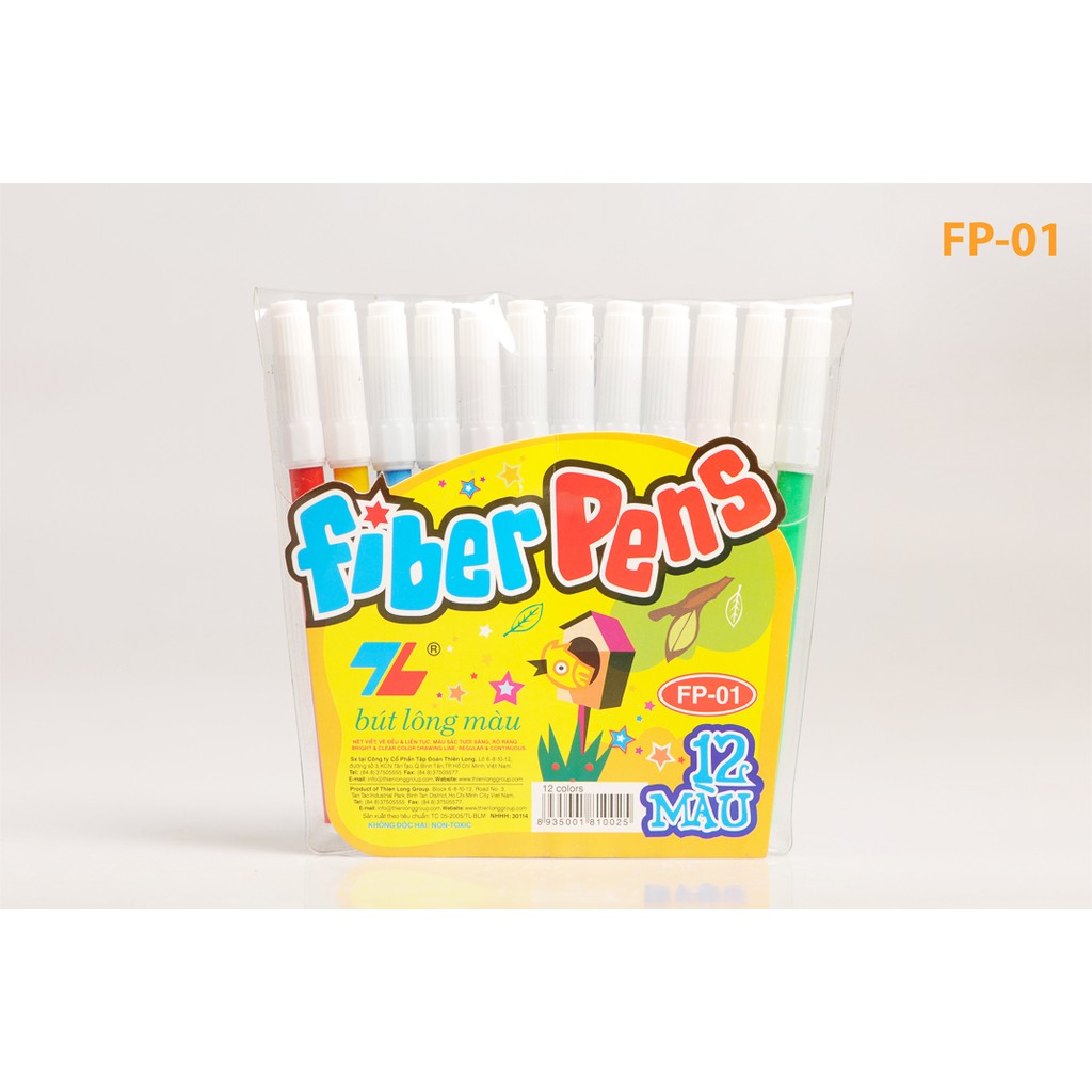 Bút Lông Màu❣️FREESHIP❣️Bút Dạ 12 Màu FP01