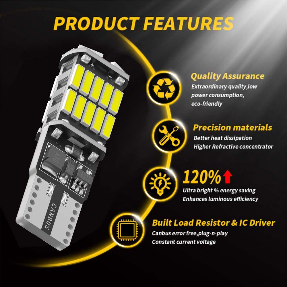 Bóng Đèn LED T15 921 Chuyên Dụng Cho Xe Hơi