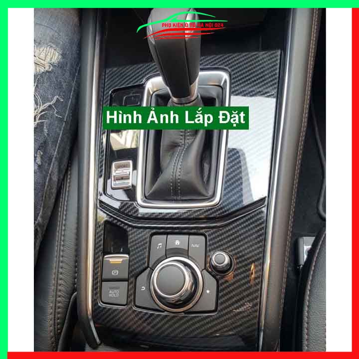 Ốp nội thất cho xe ô tô CX5, CX-5 2017-2022 Cacbon ABS bảo vệ chống trầy xước và làm đẹp xe