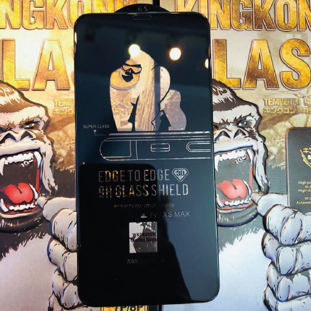 Kính Cường Lực Ip ⚡ Kính Cường Lực Ip KINGKONG 9D Chính Hãng WK DEGISN Dành Cho Ip - TGDĐ89