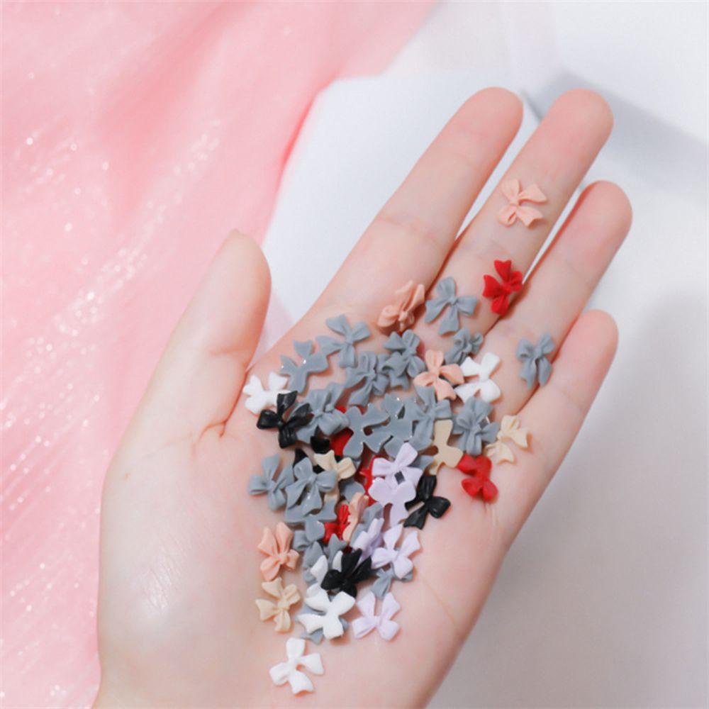 QQMALL Phụ Kiện Trang Trí Móng Tay Hình Gấu Hoạt Hình Đáng Yêu DIY