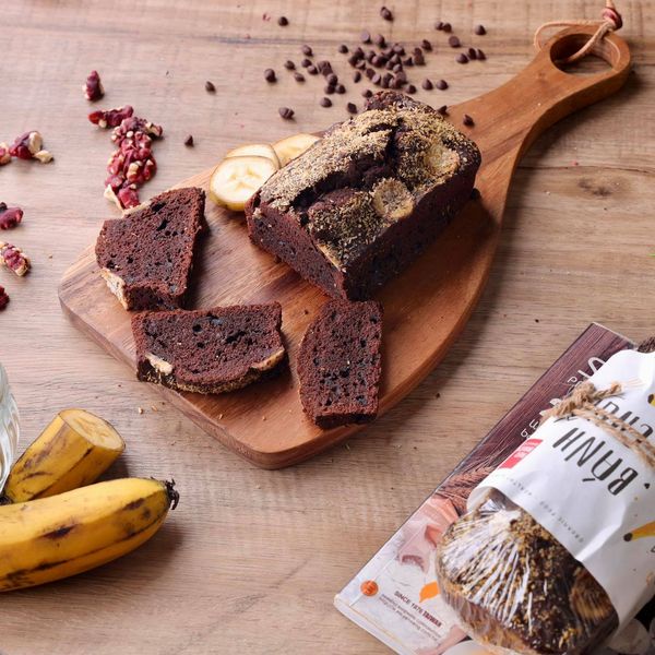 Bánh Cake Chuối Chocolate 300Gr Thương Hiệu Gạch Đỏ Chuẩn Healthy