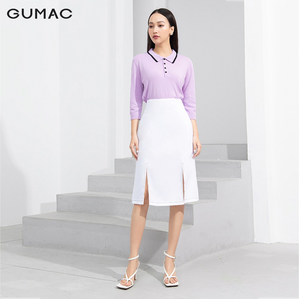 [Mã WABRGU152 giảm 10% tối đa 50k đơn từ 250k] Chân váy chần chỉ GUMAC VA9251 | BigBuy360 - bigbuy360.vn