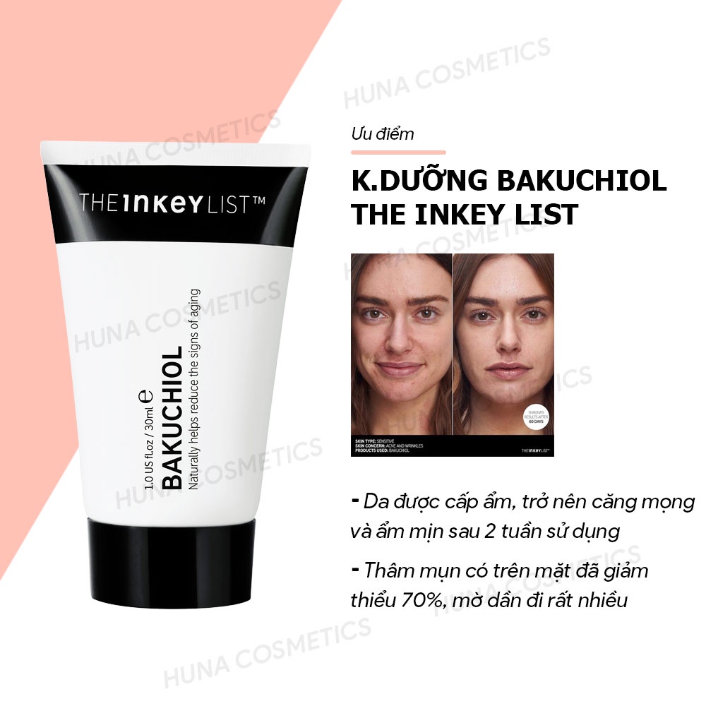 [BILL SEPHORA] KEM SIÊU DƯỠNG ẨM BAKUCHIOL THE INKEY LIST