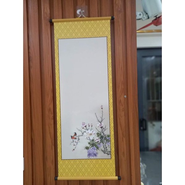 Combo 10 tờ Giấy viết thư pháp bao gồm cả nẹp treo Kích thước 30x85cm