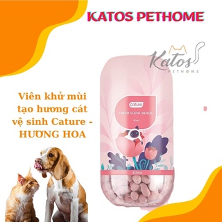 Hạt khử mùi tạo hương cho cát vệ sinh mèo Cature
