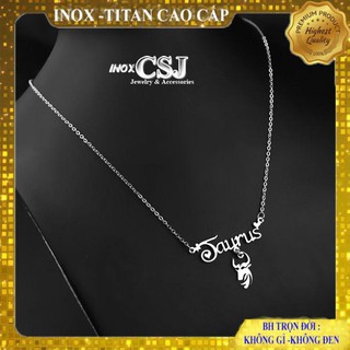 [ CAO CẤP] DÂY CHUYỀN INOX CUNG KIM NGƯU TAURUS 21/4 ĐẾN 20/5