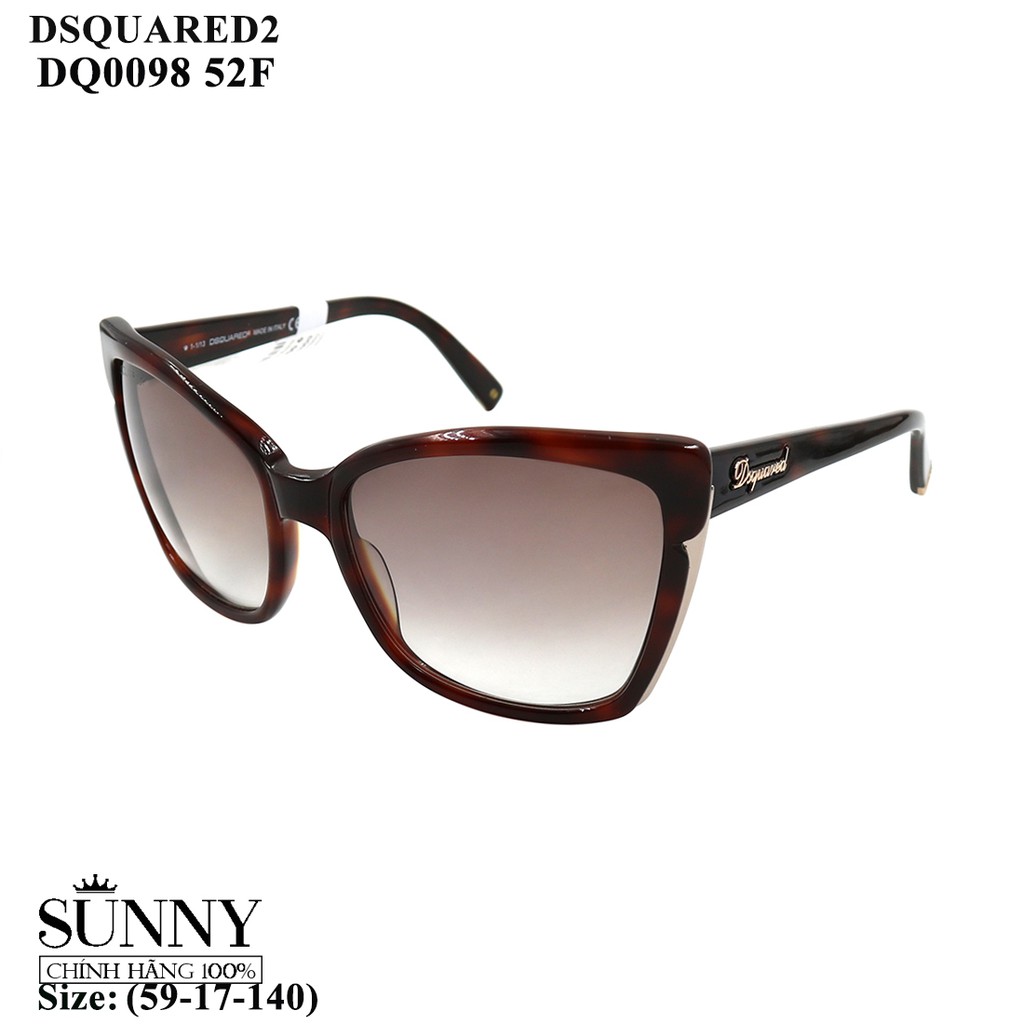 (Hàng chính hãng) Kính mát nam nữ Dsquared2 DQ0098 màu sắc thời trang