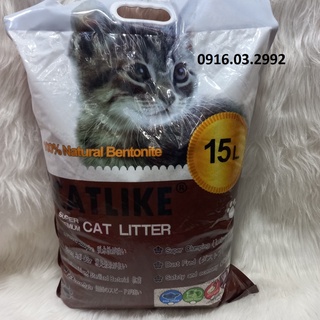 Cát vệ sinh cho mèo Catlike 15L, Khử mùi vón cục