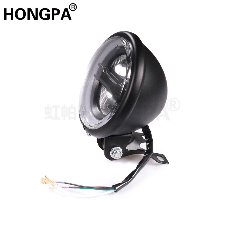 Đèn Pha LED 4 inch Phong Cách Vintage Dành Cho Xe Mô Tô Cafe Racer