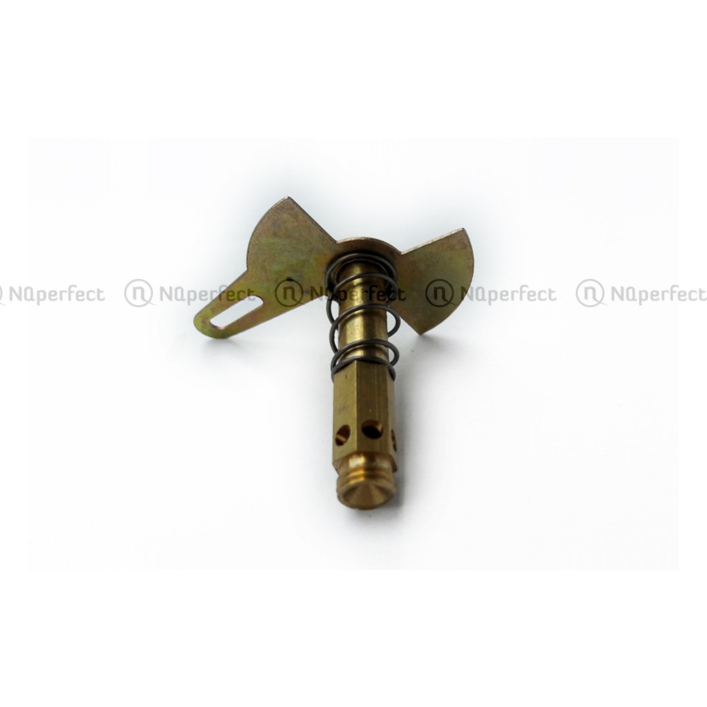 Béc phun bếp gas dương lỗ phun 0.8mm chân răng 8mm dài 45mm (nối họng điếu dài)