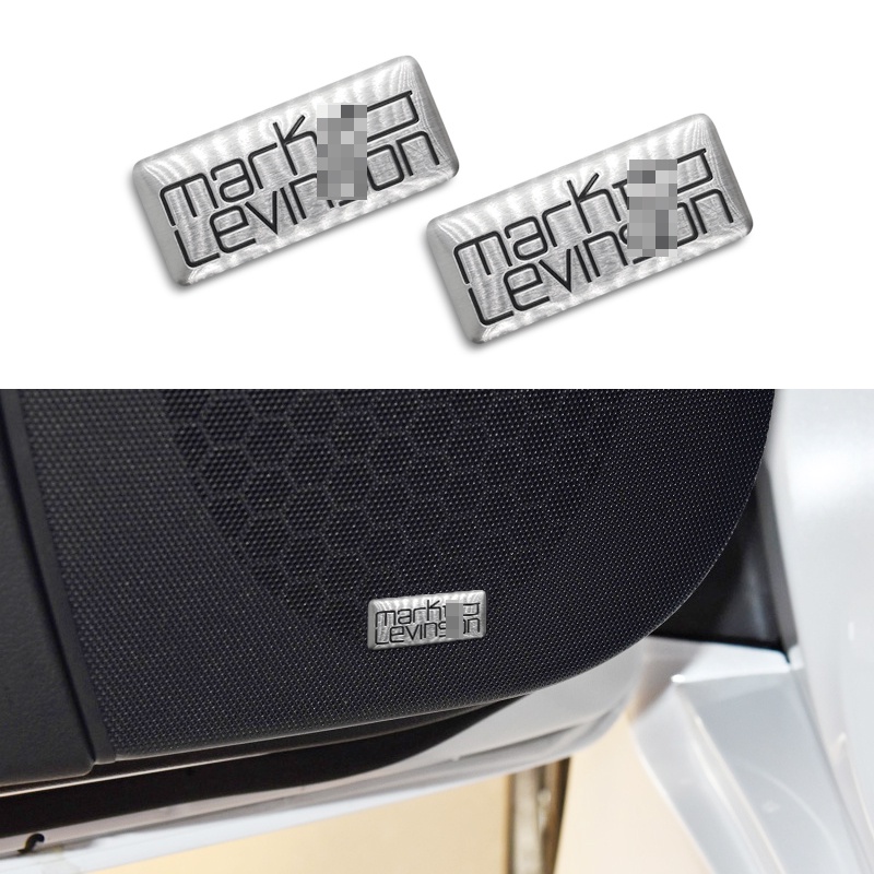Miếng Dán Kim Loại In logo mark levinson Trang Trí Loa Xe Hơi lexus is es