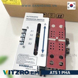 ATS 1 PHA 100A VITZRO 2P100A Hàn Quốc  - Bộ chuyển nguồn tự động