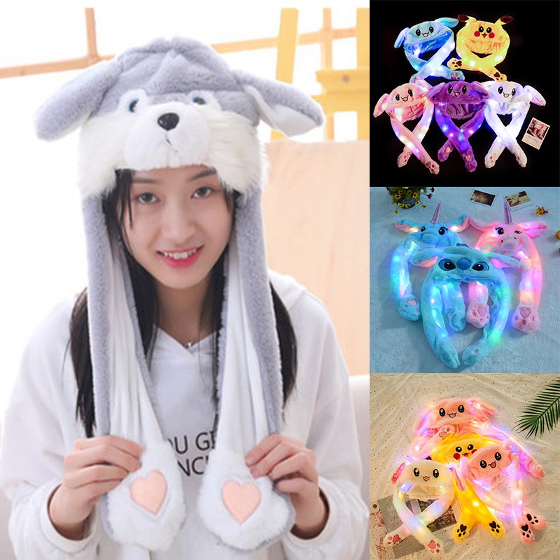 Mũ Tai Thỏ Phát Sáng Xinh Xắn Đáng Yêu