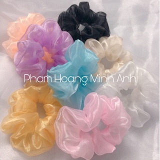 Cột tóc scrunchies voan siêu phẩm