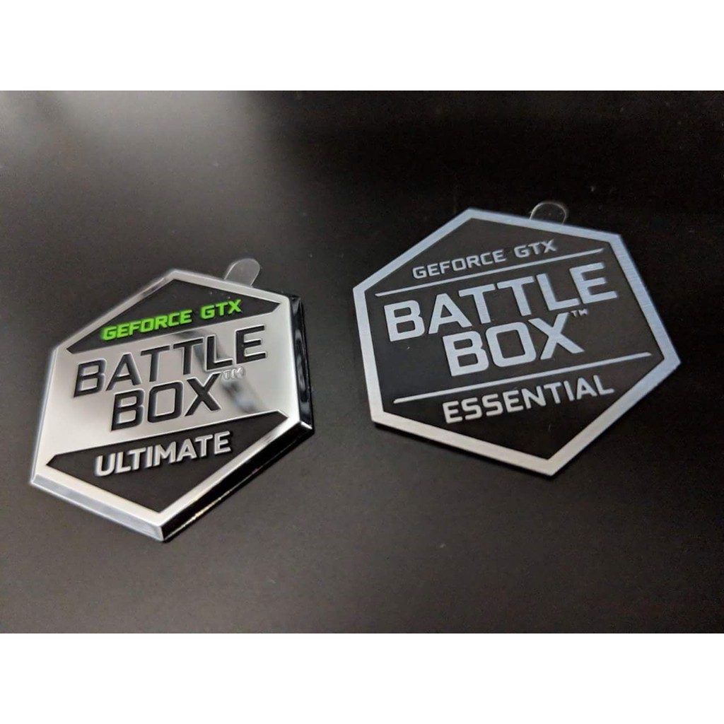 NVIDIA battle box - miếng dán kim loại