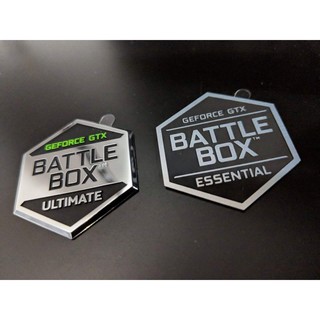 NVIDIA battle box - miếng dán kim loại