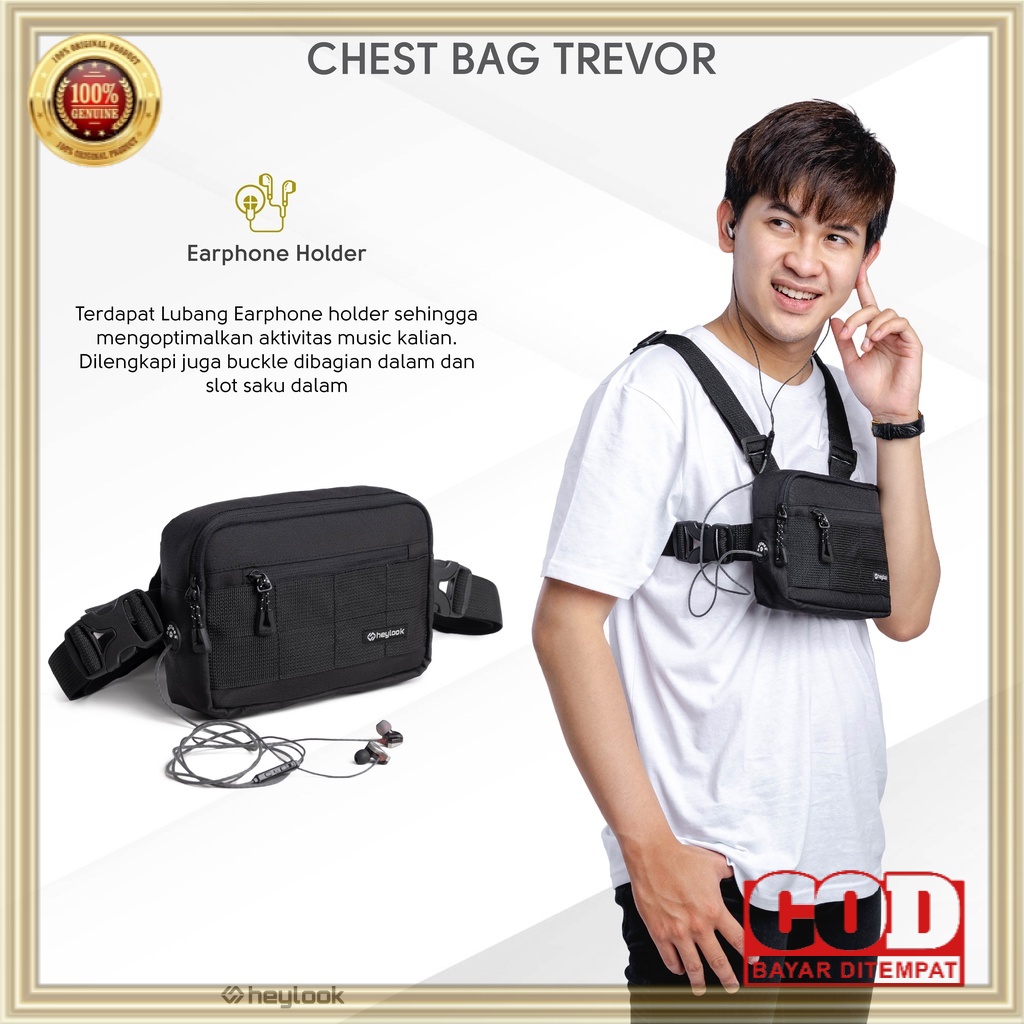 Túi chiến thuật CHEST BAG TREVOR RIG BAG OUTDOOR HEYLOOK | BigBuy360 - bigbuy360.vn