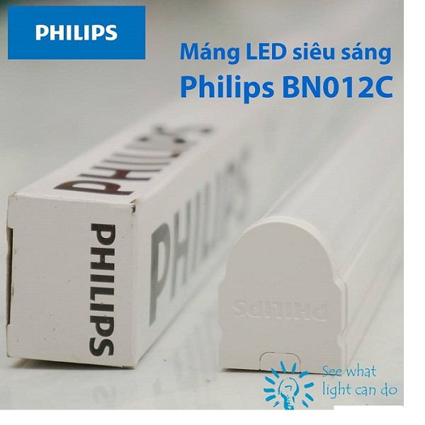 Bộ Tuýp Led Liền Máng Philips T8 BN012C 20w dài 1m2 (Trắng/Vàng) - Bảo hành 2 năm - Led tiết kiệm điện bảo vệ mắt