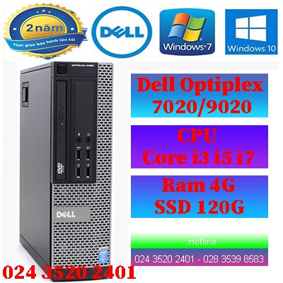 Case Máy Tính Đồng Bộ - Bộ Máy Tính Bàn - Dell Optiplex 7020/9020 - TẶNG USB WIFI - Bảo Hành 24 Tháng | WebRaoVat - webraovat.net.vn