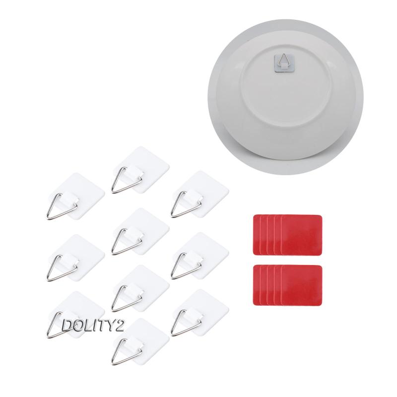 [Dolity2] 10 Móc Treo Tự Dính Có Đệm Dính Hình Ảnh / Lịch