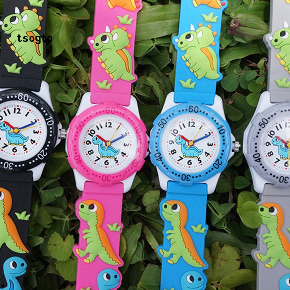 Đồng Hồ Đeo Tay Mặt Hình Khủng Long Hoạt Hình Dễ Thương Cho Bé | BigBuy360 - bigbuy360.vn