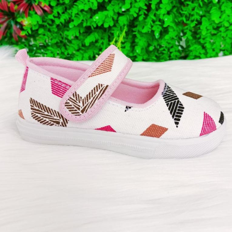 Giày Bata Mũi Nhọn Thời Trang Năng Động Cho Bé Gái 1-9 Tuổi