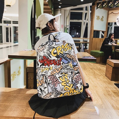 Balo in họa tiết màu sắc cá tính trẻ trung cho nam và nữ