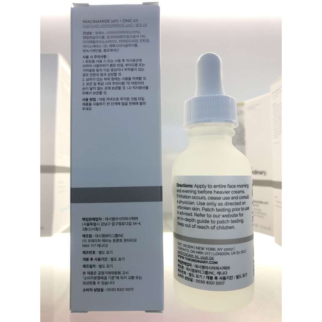 Tinh chất Niacinamide 10% + Zinc 1% - The Ordinary Giảm Mụn Thâm Hiệu Quả | BigBuy360 - bigbuy360.vn