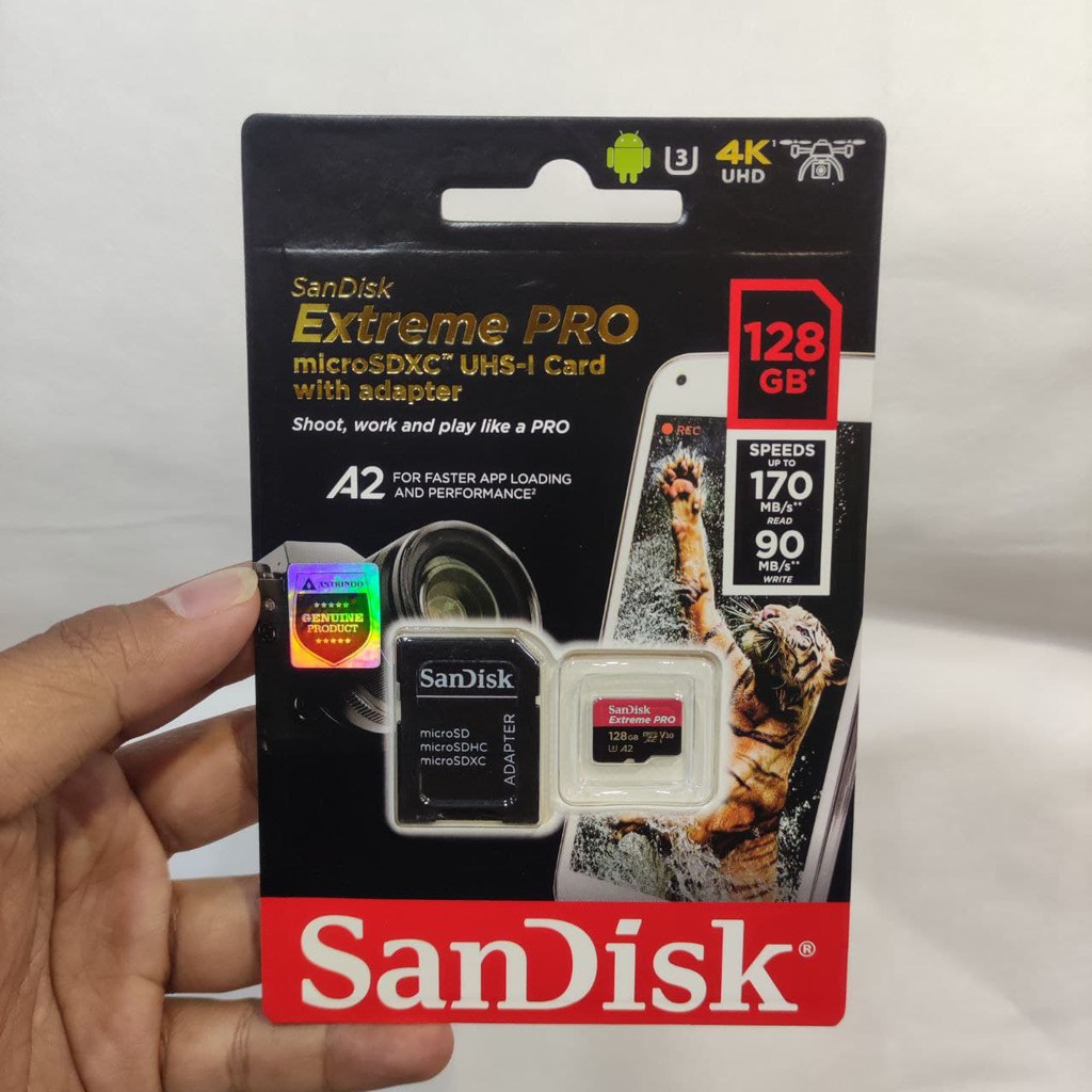 Micro Sd Sandisk 128gb A2 170mb / S V30 U3 4k | BigBuy360 - bigbuy360.vn