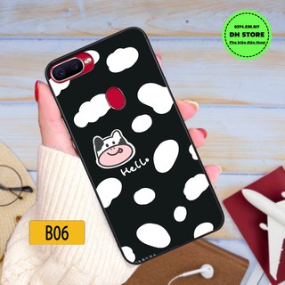 Ốp lưng điện thoại OPPO A5S - A7 - A12 - F9  in hình bò sữa cute, chất liệu in UV cao cấp, siêu rẻ, siêu bền, siêu đẹp.