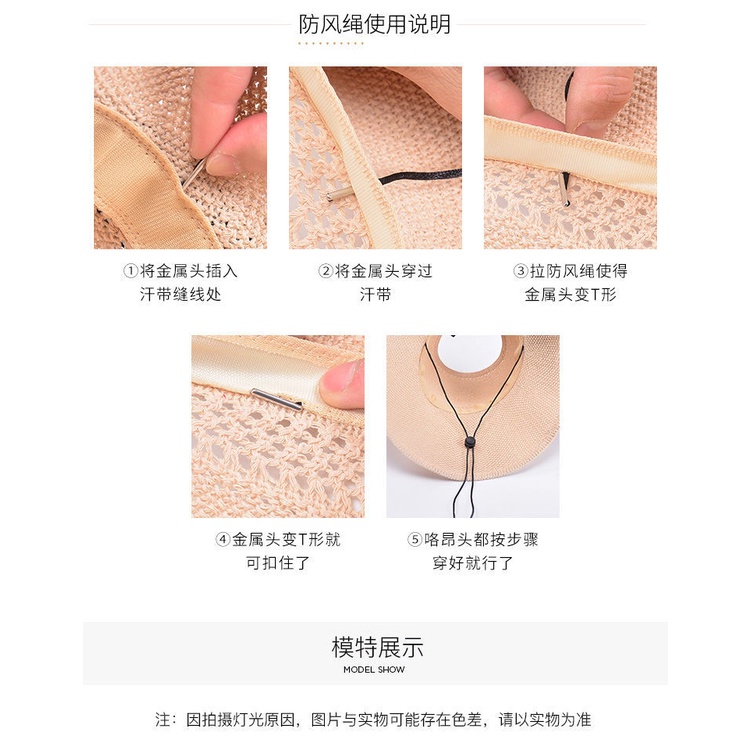 Nón Cói Rộng Vành Hở Chóp Phối Nơ Thời Trang Xuân Hè Phong Cách Mới 22