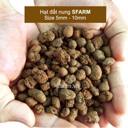 1kg Viên đất nung Sfarm trồng lan, trồng cây, sen đá, làm hệ thống lọc....