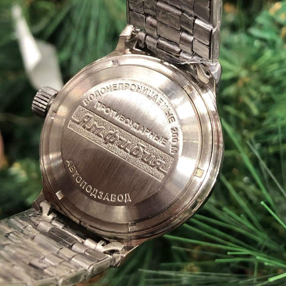 Đồng hồ quân đội Nga 420945. Đồng hồ nam Vostok máy cơ tự động Automatic, size mặt 40, chống nước tốt 20 ATM