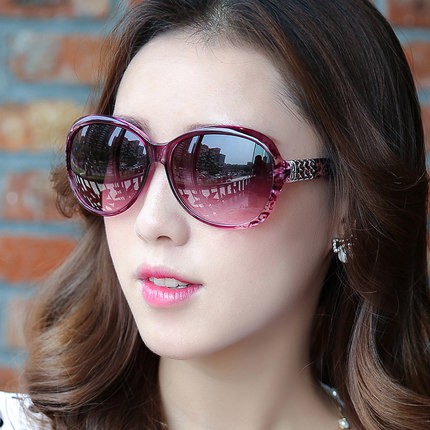 2020 New Net Red Sunglasses Round Face Ladies Sunglasses Ins Trendy Star Anti-Uv Glasses Big Face Gm