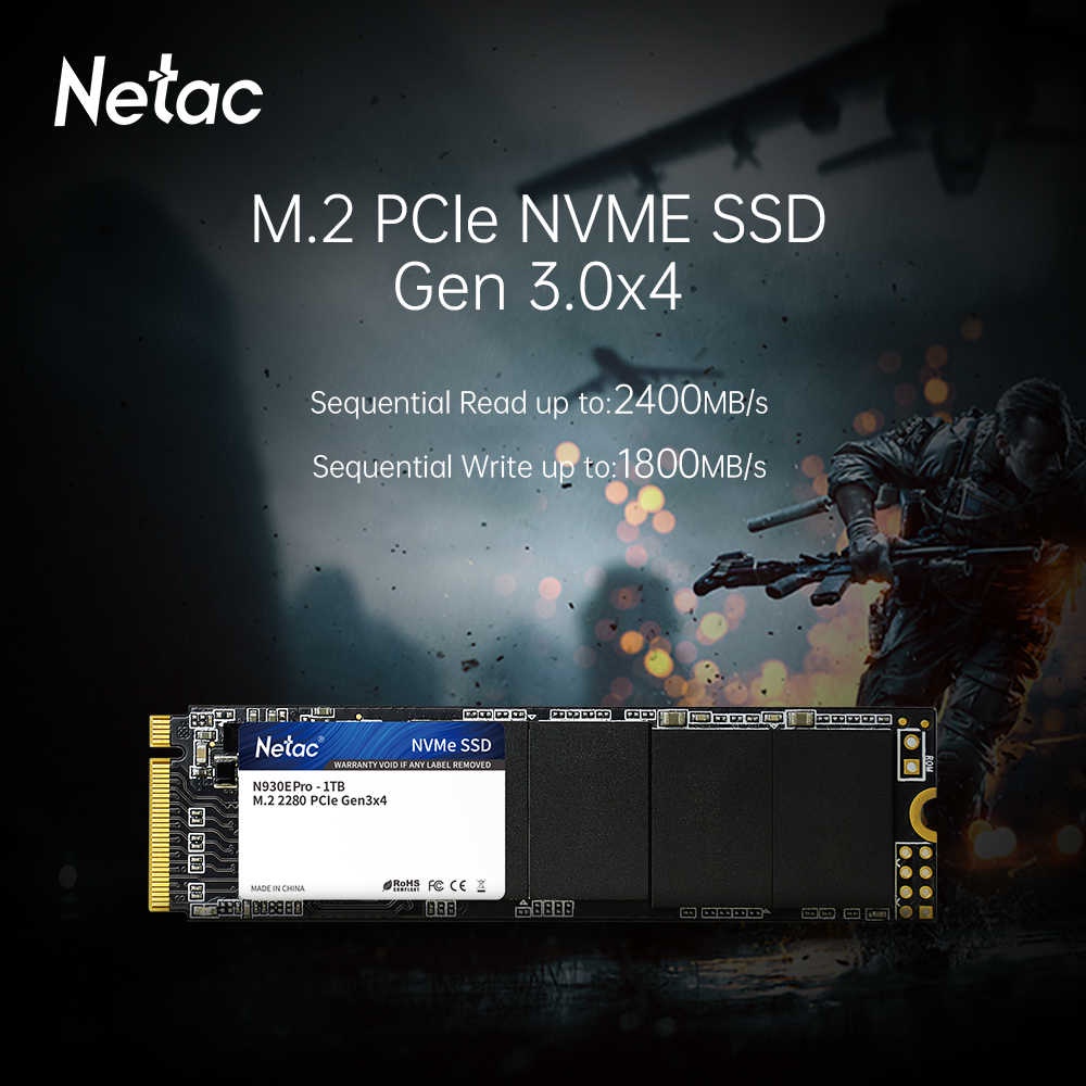 [Mã 255ELSALE giảm 7% đơn 300K] Ổ Cứng SSD Netac 128GB M.2 PCIe NVMe Chính Hãng - Bảo hành 36 tháng | WebRaoVat - webraovat.net.vn