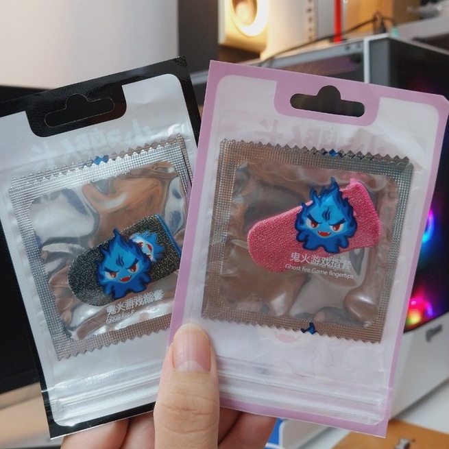 Combo 4 ngón Bao tay màu ngẫu nhiên  chơi game Shezi thủy tinh siêu dẫn tăng độ chân thật khi chơi game