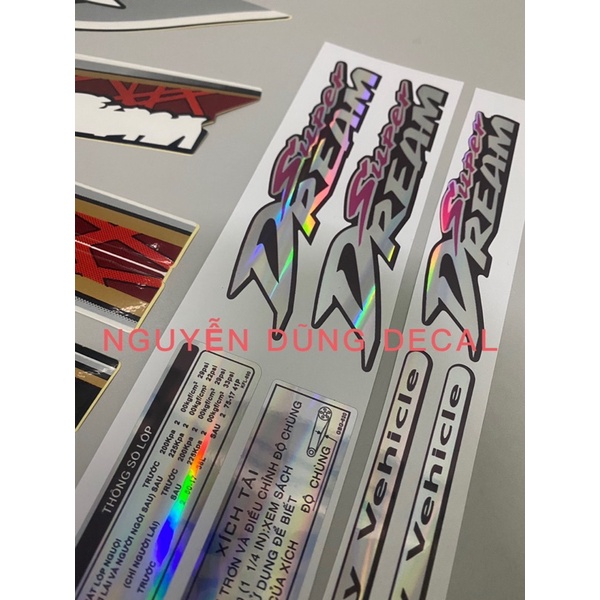 Bộ tem  Super Dream đời 2010_ NguyenDungdecal