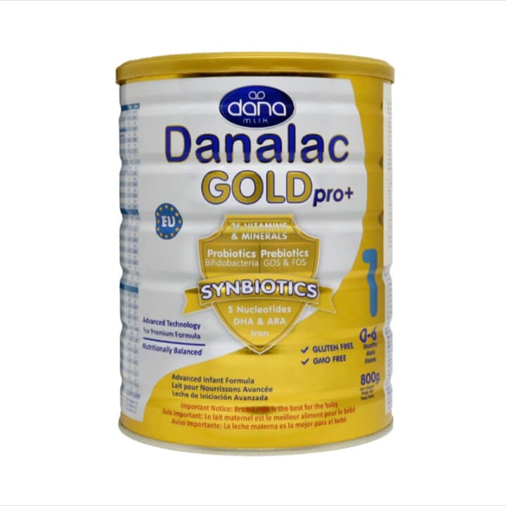 Sữa Bột Danalac Gold Pro+ Số 1 Lon 800g
