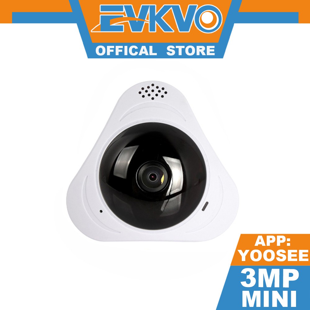 Camera không dây EVKVO YOOSEE APP FHD 3MP WIFI Dome IP CCTV tầm nhìn ban đêm bằng tia hồng ngoại VR