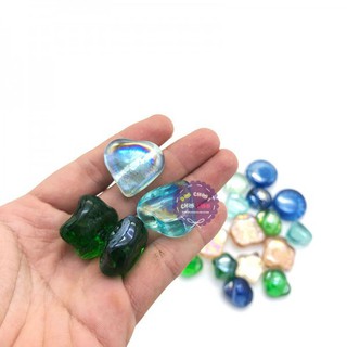 sỏi thủy tinh trang trí bể cá 500g