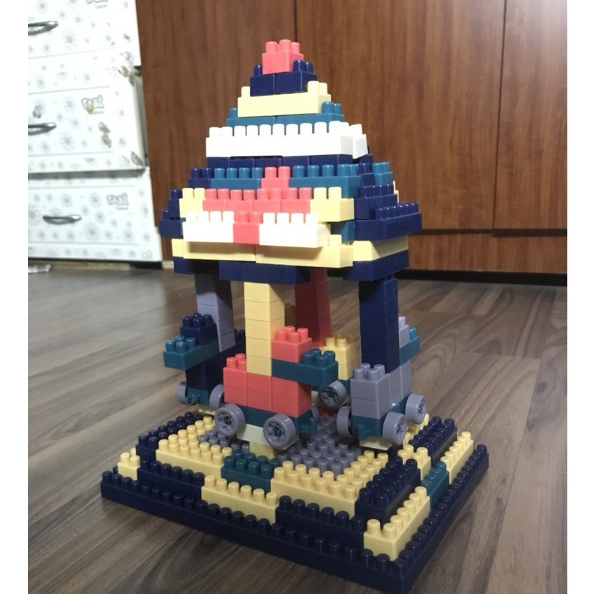 Ghép hình lego 520 chi tiết cho bé