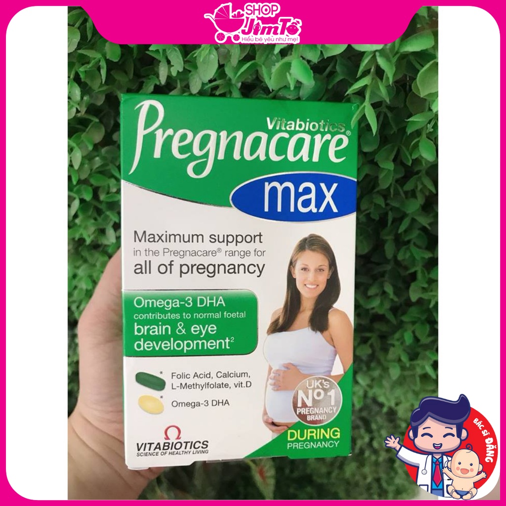 Viên Uống Vitamin Tổng Hợp Pregnacare Max Bổ Sung Dinh Dưỡng Cho Phụ Nữ Trước Và Sau Khi Mang Thai Lọ 84v