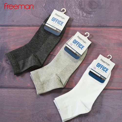 [Combo 5 đôi] Tất cổ trung, chất liệu cotton FREEMAN