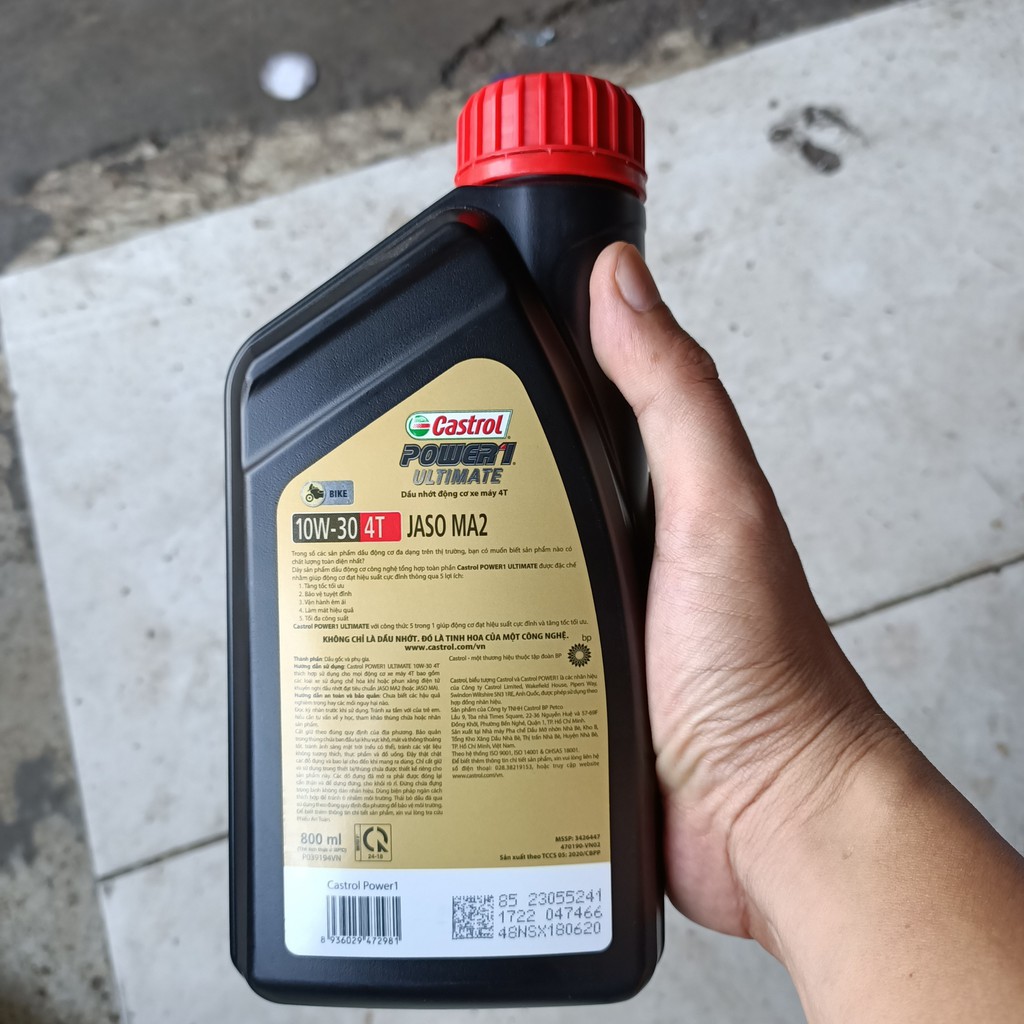 Nhớt Castrol Power 1 Ultimate  cho xe gắn máy