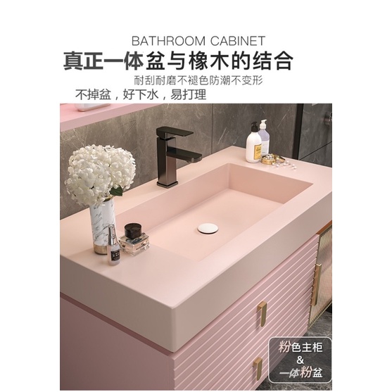 Bộ tủ gương, chậu rửa mặt thông minh Corian - Hàng Chính Hãng
