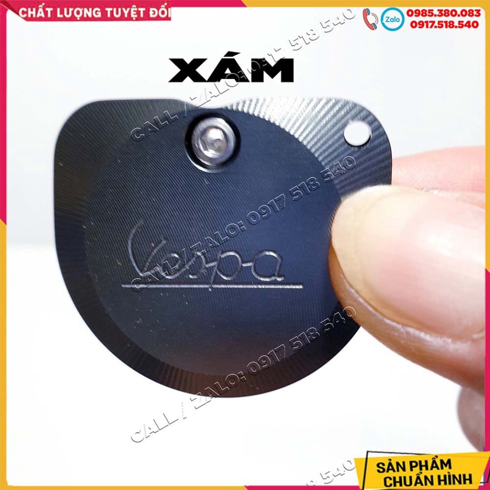ỐP NHÔM CNC CHÌA KHÓA VESPA , LIBETY - tặng kèm lục giác Ảnh thật Sp